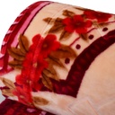 Couverture 2 Places 220/240 Dolce Vita - 4kg-M3 Fleur Rouge