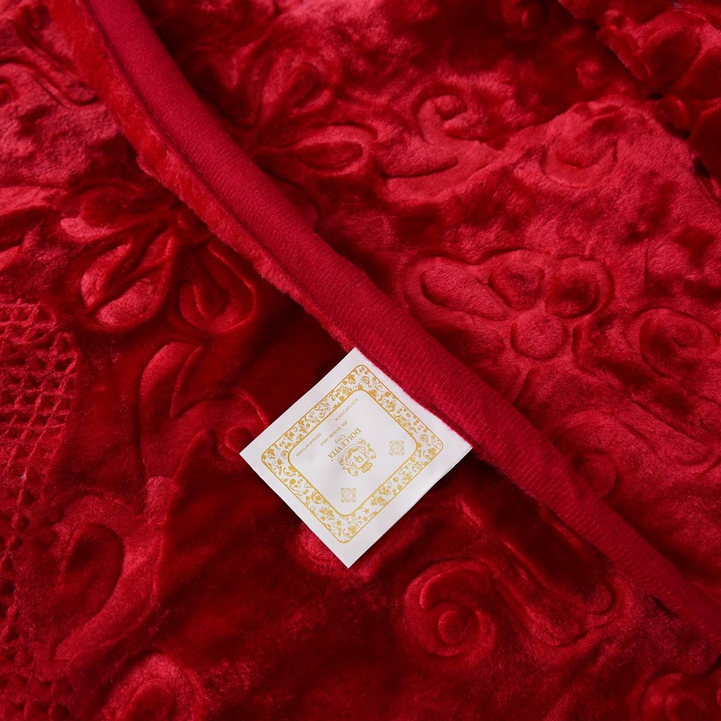 Couverture 2 Places 220/240 Dolce Vita - 4kg-M10 Rouge