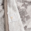Couverture 2 Places 220/240 Dolce Vita - 4kg-M13 Fleur Gris