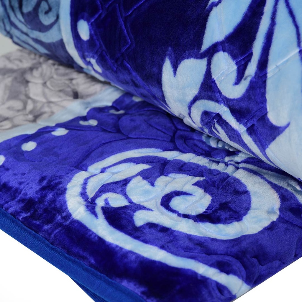 Couverture 2 Places 220/240 Dolce Vita - 4kg-M8 Bleu / Bleu Ciel
