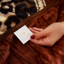 Couverture 2 Places 220/240 Dolce Vita - 4kg-M22 Tigre Marron