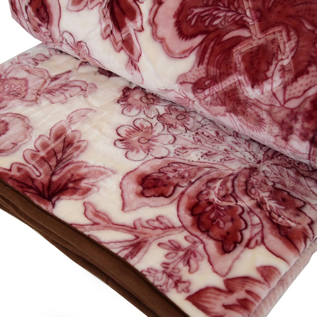 Couverture 2 Places 220/240 Dolce Vita - 4kg-M1 Fleur Rosé