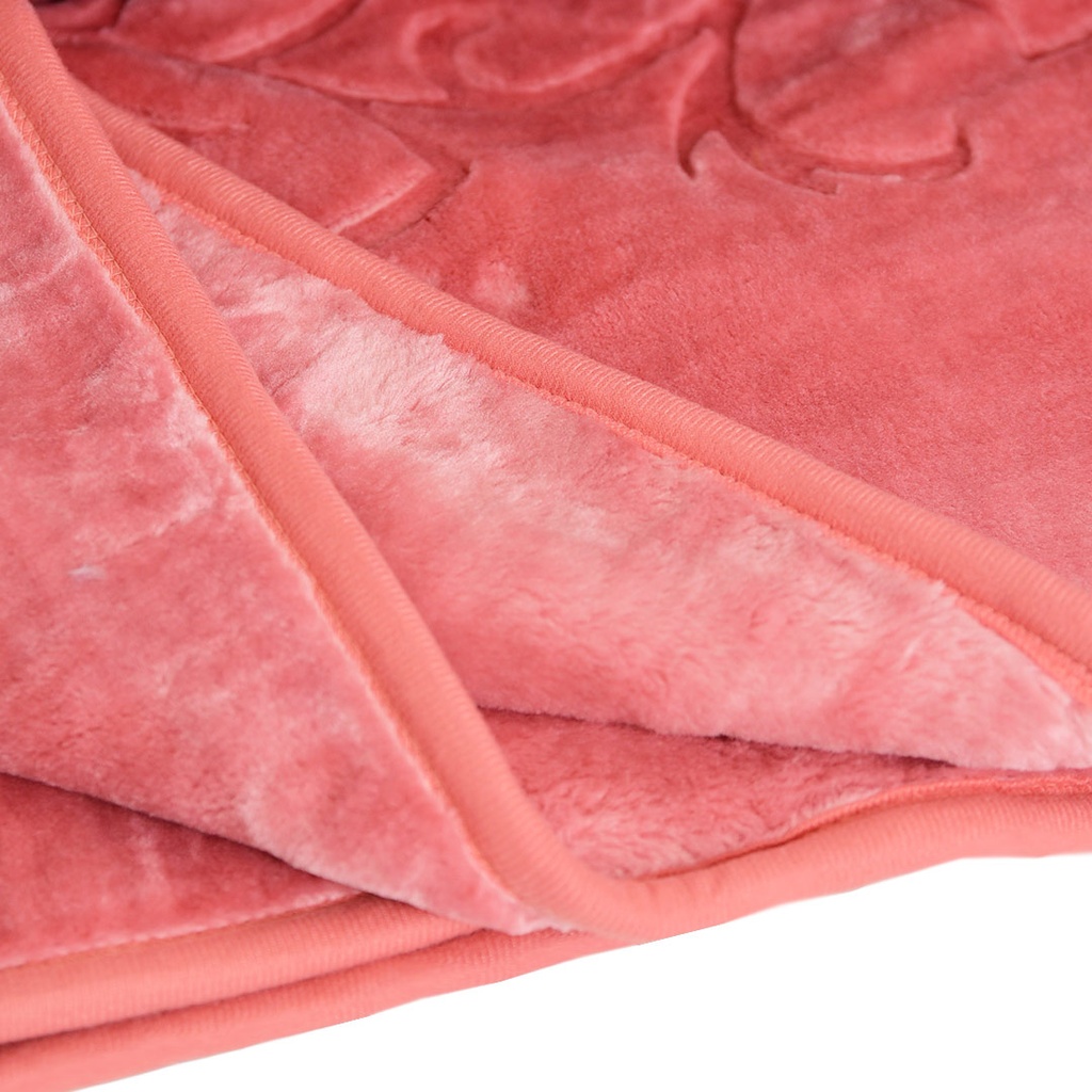 Couverture 2 Places 220/240 Dolce Vita -M1 Rose Bébé