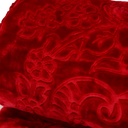 Couverture 2 Places 220/240 Dolce Vita -M5 Rouge