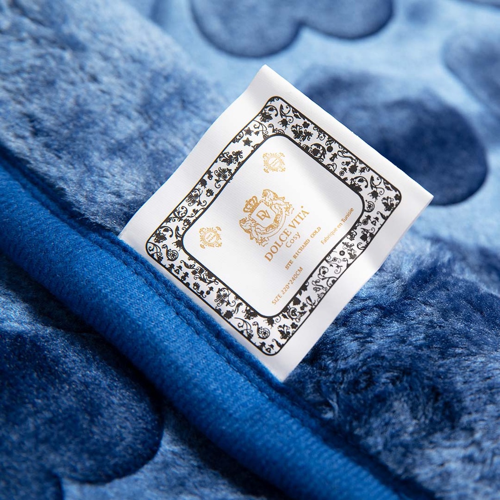 Couverture 2 Places 220/240 Dolce Vita -M4 Bleu Marine