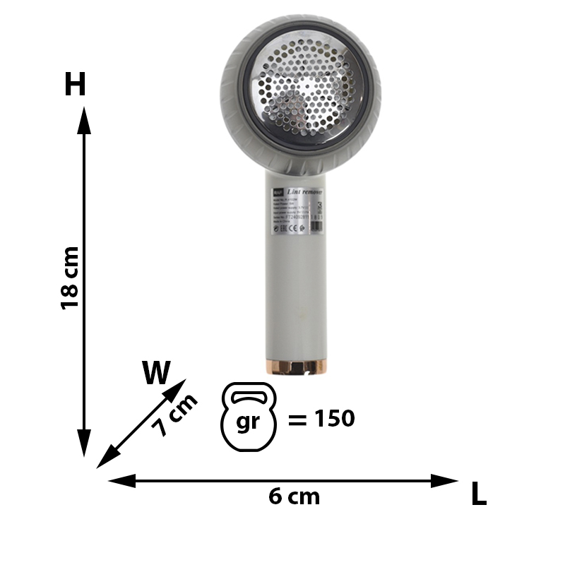 Rasoir à Peluches Rechargeable RAF 5w Blanc