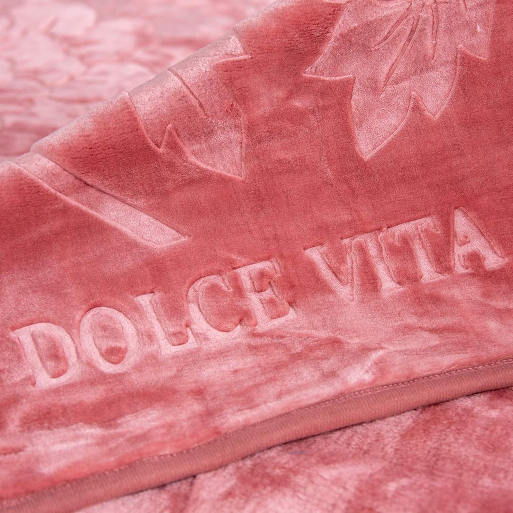 Couverture 2 Places 220/240 Dolce Vita -M2 Rose