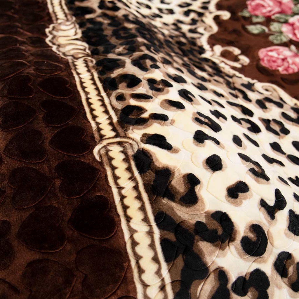 Couverture 2 Places 220/240 Dolce Vita -M16 Tigre Marron