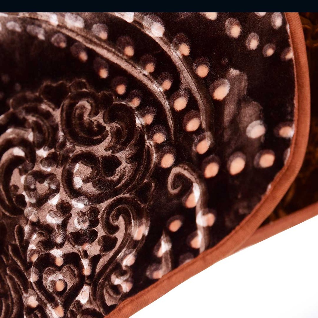 Couverture 2 Places 220/240 Dolce Vita -M9 Tigre Bleu