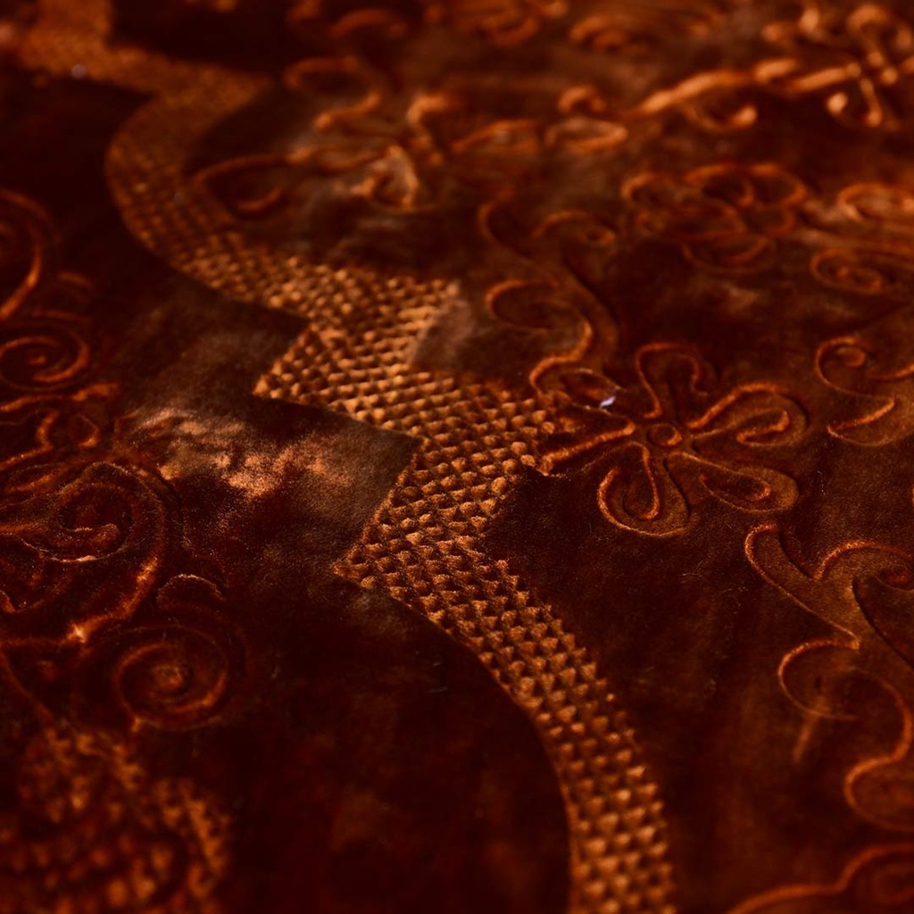 Couverture 2 Places 220/240 Dolce Vita Doubles Faces-M7 Miel