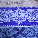 Couverture 2 Places 220/240 Dolce Vita Doubles Faces -M12 Pointé Bleu