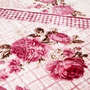 Couverture 2 Places 220/240 Dolce Vita Doubles Faces -M15 Pointé Rose