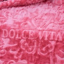 Couverture Dolce Vita 5 Pièces - 220/240 - M9 Rose