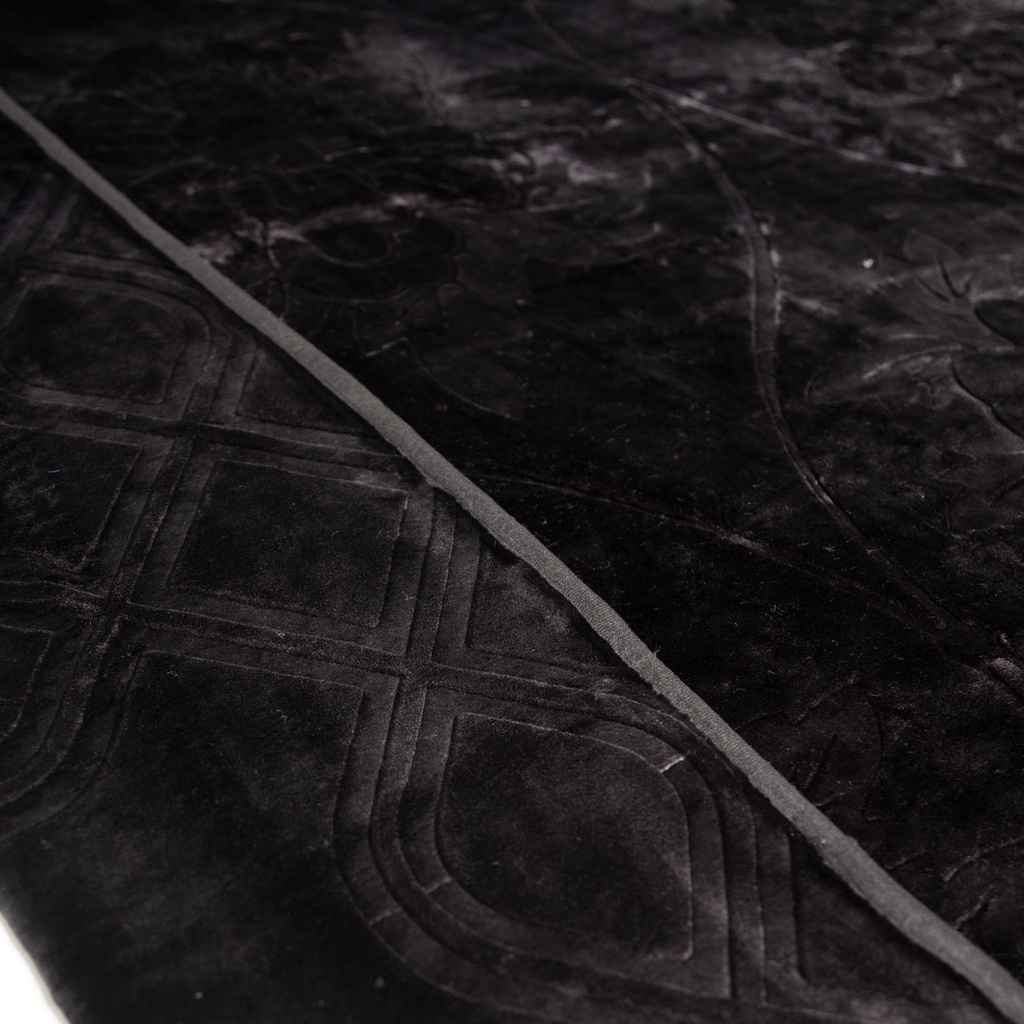 Couverture 2 Places 220/240 Dolce Vita Doubles Faces-M3 Noir