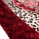 Couverture 2 Places 220/240 Dolce Vita Doubles Faces-M2 Tigre Rouge