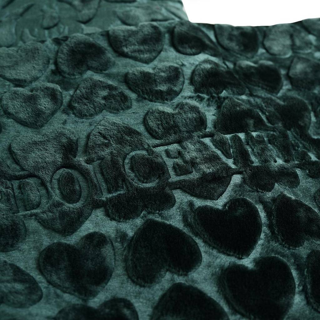 Couverture 2 Places 220/240 Dolce Vita Doubles Faces -M11 Vert