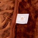 Couverture 2 Places 220/240 Dolce Vita -M12 Miel