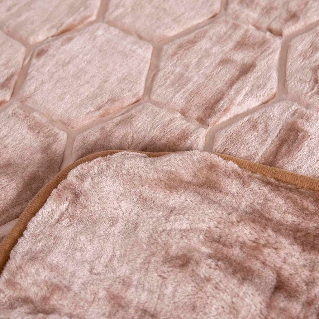 Couverture 2 Places 220/240 Dolce Vita -M9 Beige