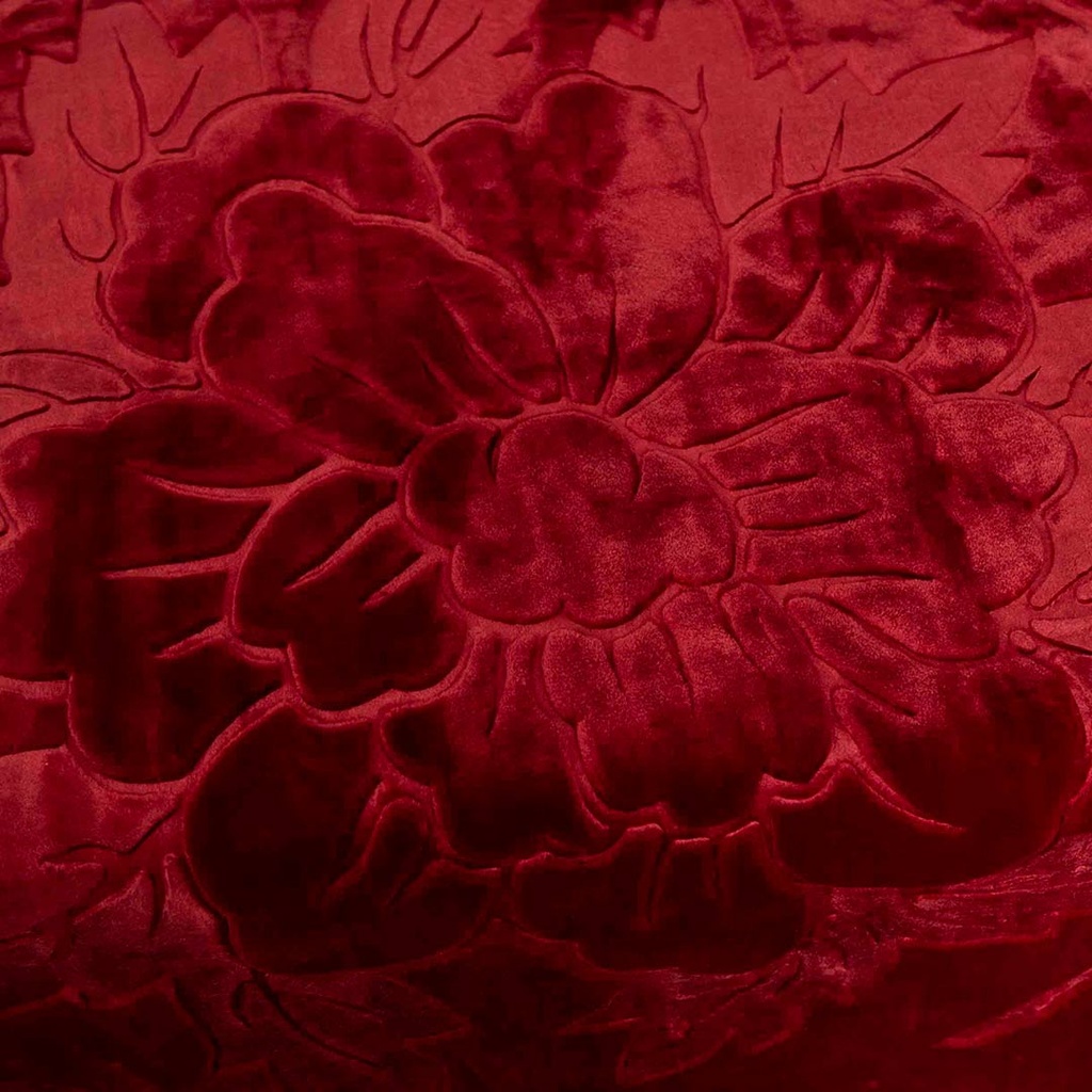 Couverture 2 Places 220/240 Dolce Vita -M10 Rouge