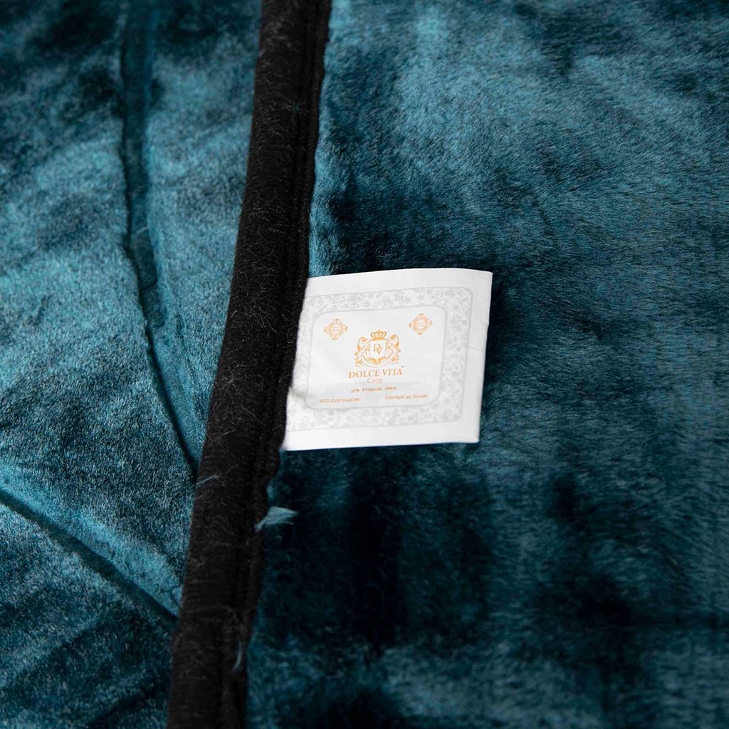 Couverture 2 Places 220/240 Dolce Vita -M6 Turquoise