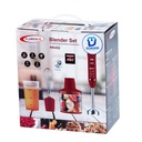 Mixeur Plongeant 4 en 1 Florence 400W Rouge 