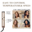 Coffret Brosse Soufflante 5 En 1 Florence 1000W - 38000RPM Beige