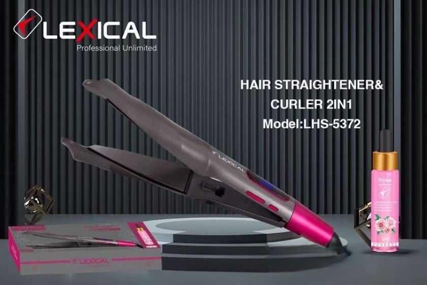 Fer à Lisser avec Sérum Gratuit  2en1 Lexical 50W 