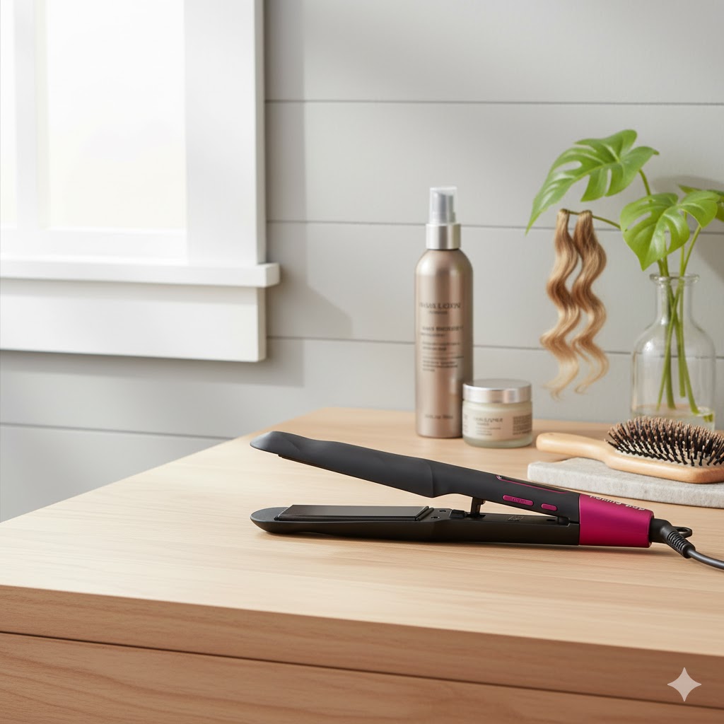 Fer à Lisser avec Sérum Gratuit  2en1 Lexical 50W 