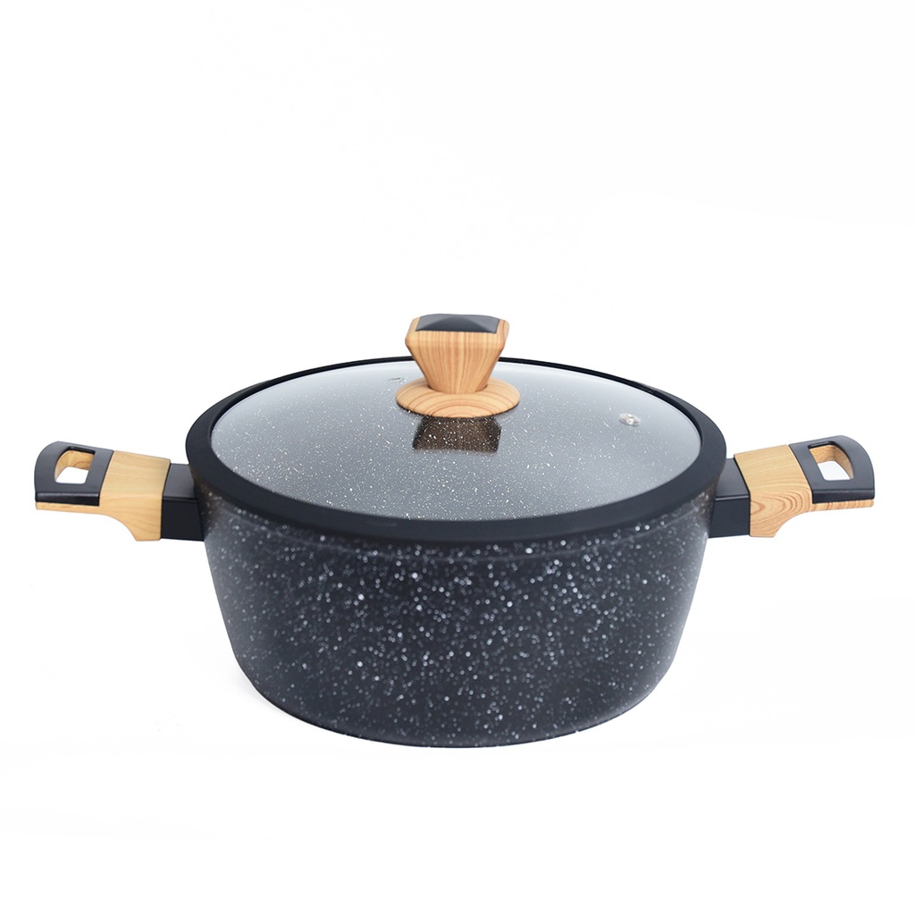 Batterie De Cuisine Sizar 21 Pièces Granite - Beige