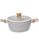 Batterie De Cuisine Sizar 21 Pièces Granite - Beige