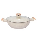 Batterie De Cuisine Sizar 21 Pièces Granite - Beige