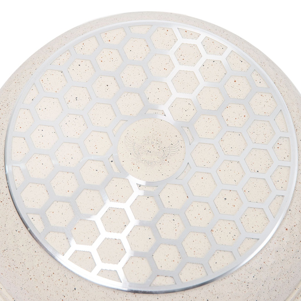 Batterie De Cuisine Sizar 21 Pièces Granite - Beige