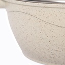 Batterie De Cuisine Sizar 21 Pièces Granite - Beige