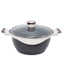 Batterie De Cuisine Sizar 21 Pièces Granite - Beige