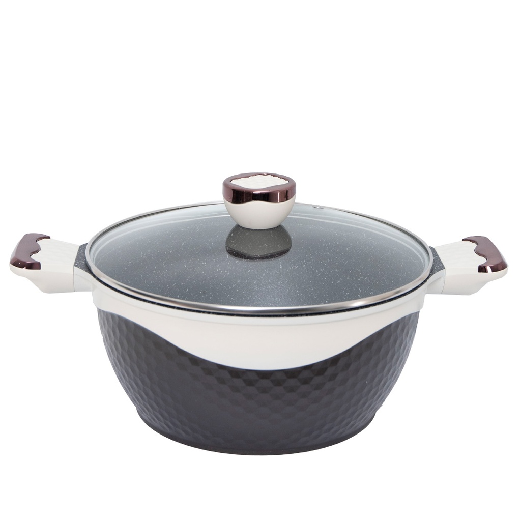 Batterie De Cuisine Sizar 21 Pièces Granite - Beige