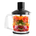 Mixeur Plongeant 4en1 Lexical 600W Noir Inox