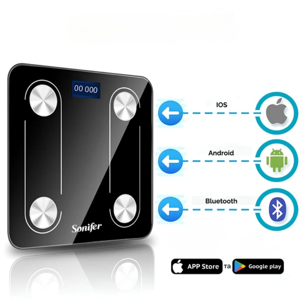 Pèse-Personnes Sonifer Numérique 180Kg