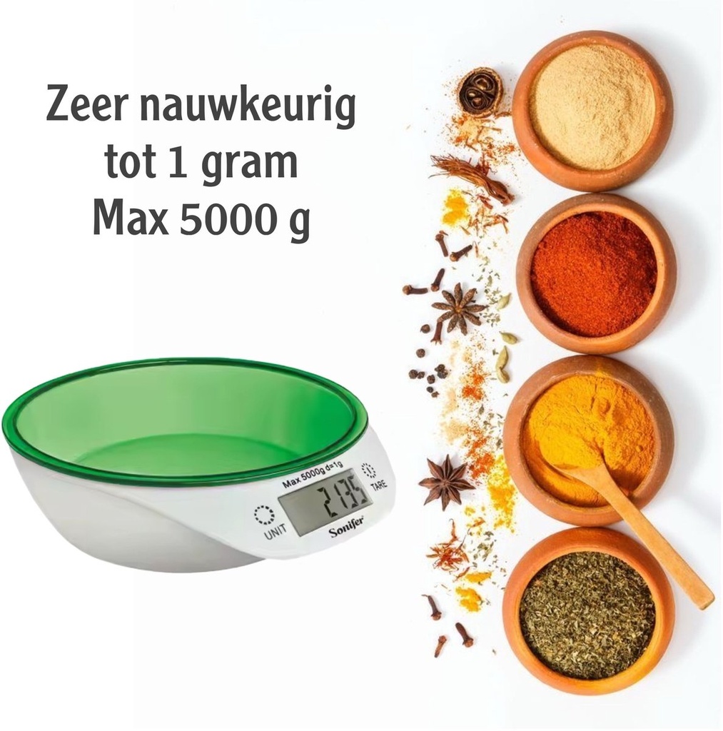 Balance de Cuisine Electronique Sonifer avec Bol 