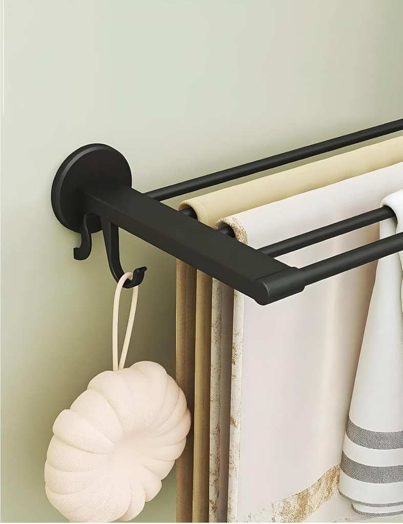 Porte Serviette Mural De Salle de Bain - Adhésif 