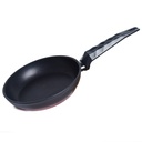 Set De 3 Poêles Granite GRATINA Rouge & Noir