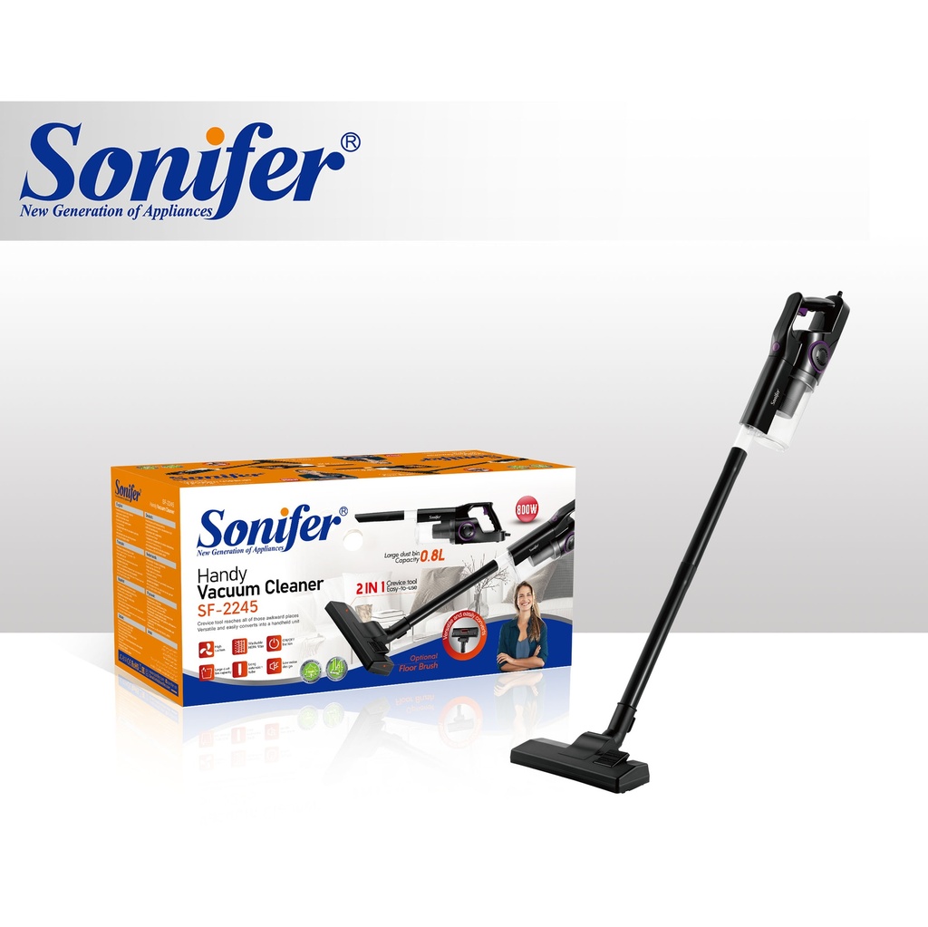 Aspirateur à main Sonifer 2 en 1 800W 0,8 Litre