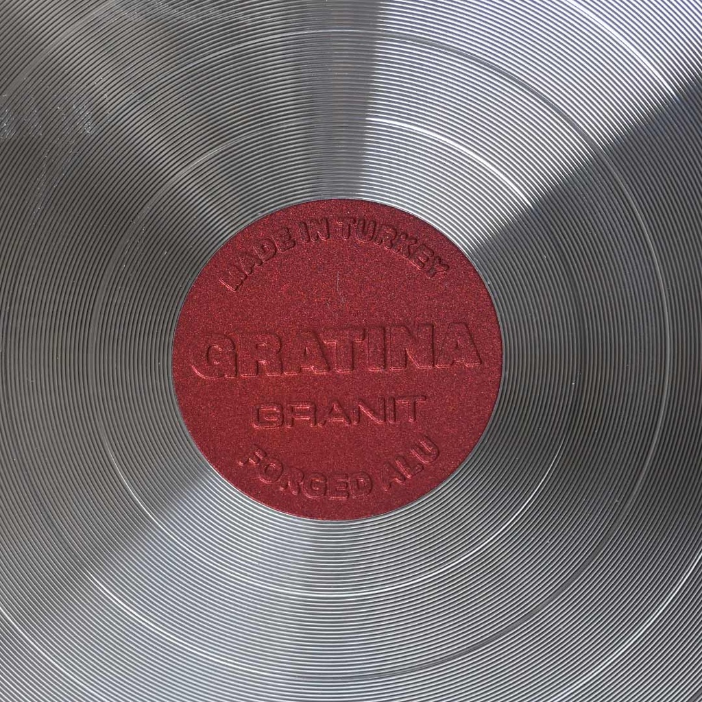 Set De 3 Poêles Granite GRATINA Rouge & Noir