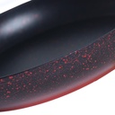 Set De 3 Poêles Granite GRATINA Rouge & Noir