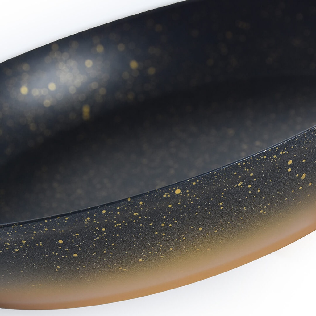 Set De 3 Poêles Granite GRATINA Gold & Noir