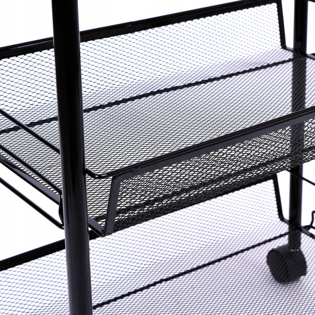 Chariot de Rangement De Cuisine Mobile à 4 Niveaux