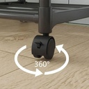 Etager De Rangement Mobile à 4 Niveaux avec Crochets