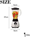 Blender Avec Grinder 2 en 1 Sonifer En plastique 1,5L  300W
