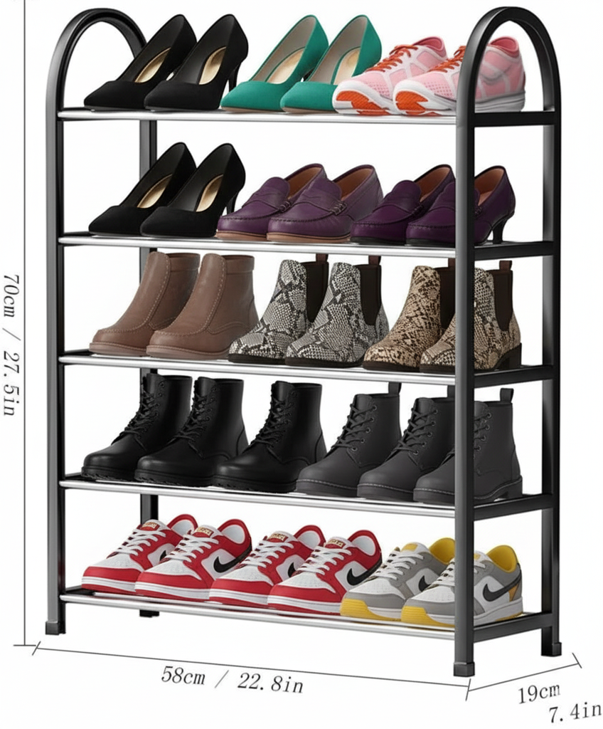 Porte Chaussures à 5 niveaux 