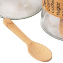 Set Portes Épices 11 Pièces En Verre Avec Support En Bois