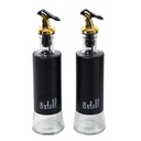 Set Portes Épices 11 Pièces En Verre Avec Support - Noir